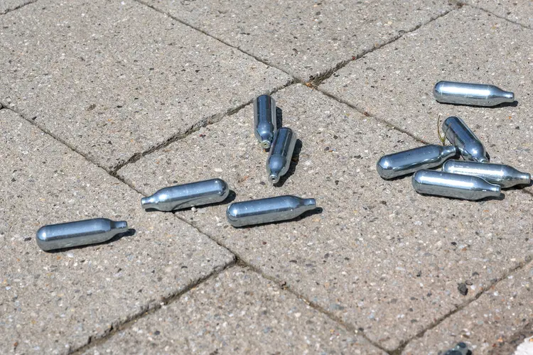 photo of nitrous oxide canisters