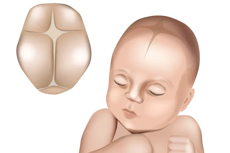 photo of baby's soft spot