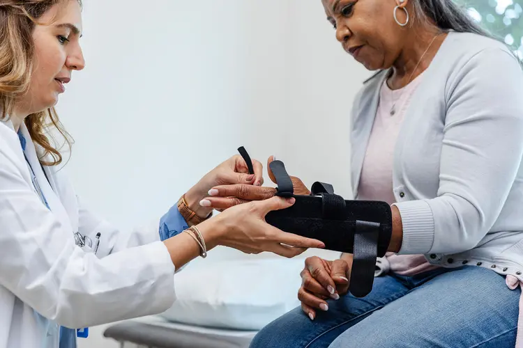 photo of doctor and patient