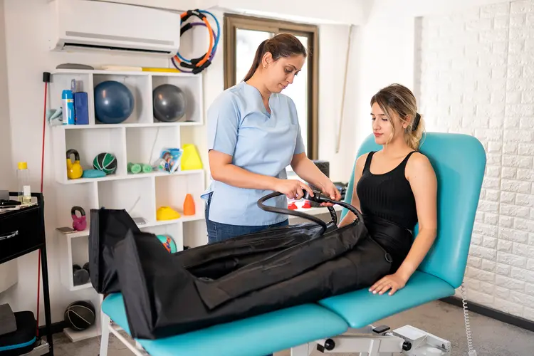 photo of compression therapy