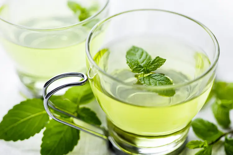 photo of fresh mint tea