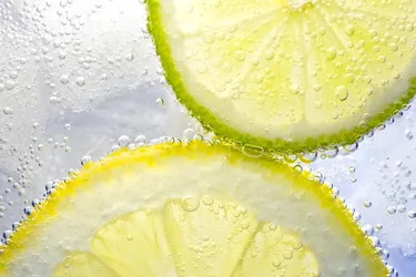 Sparkling water can make a refreshing low-calorie drink.