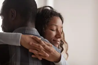 photo of couple embracing