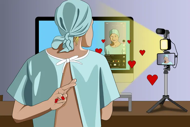 illustratoin of patient faking illness