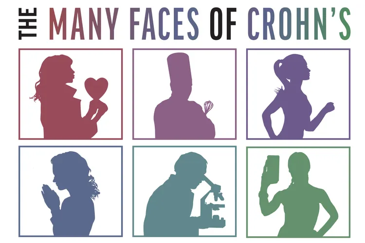 illustration of the many faces of crohns