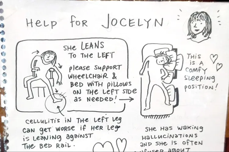 photo of Help For Jocelyn comic strip