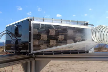 UC Berkeley's harvesting box can extract water from air in the middle of the desert.