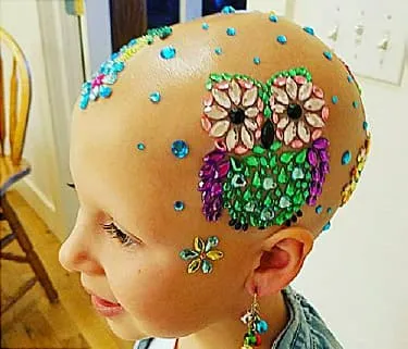 The sparkly rhinestones fit Gianessa's personality perfectly, her mom says. (Photo: Instagram.com/daniellawride)
