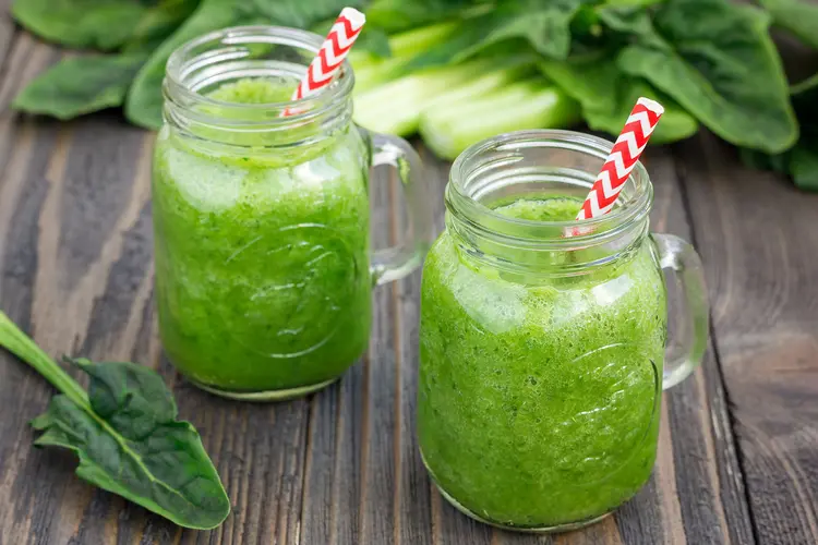 photo of green smoothie