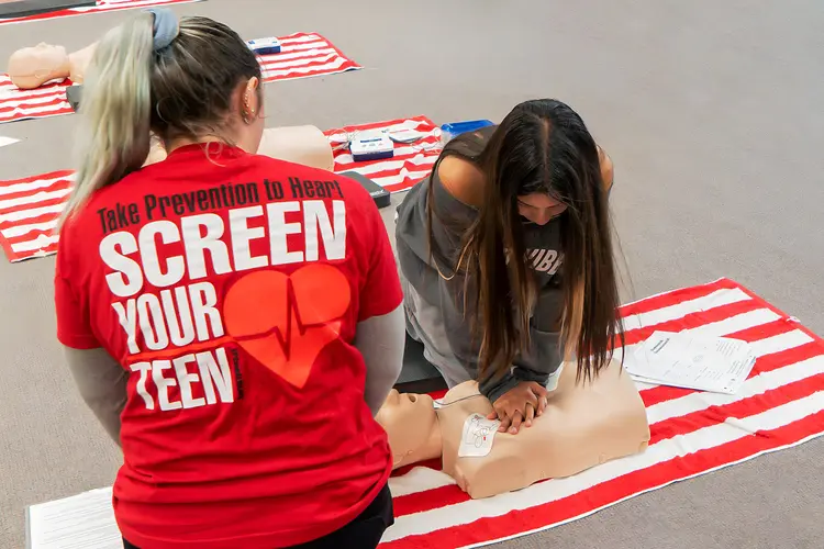 photo of CPR/AED practice