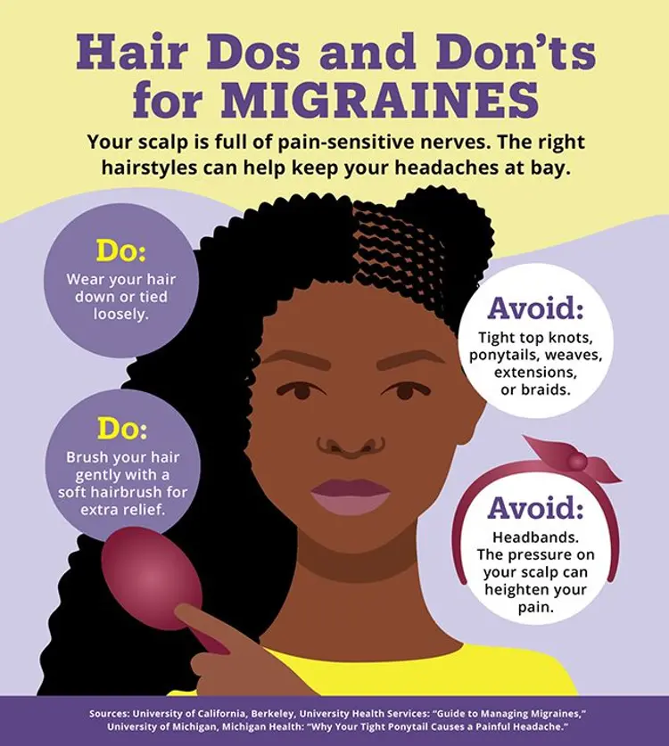 hair dos and don'ts infographic