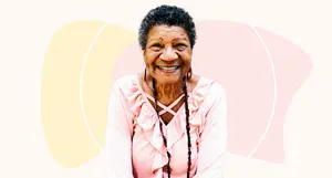 photo of woman smiling