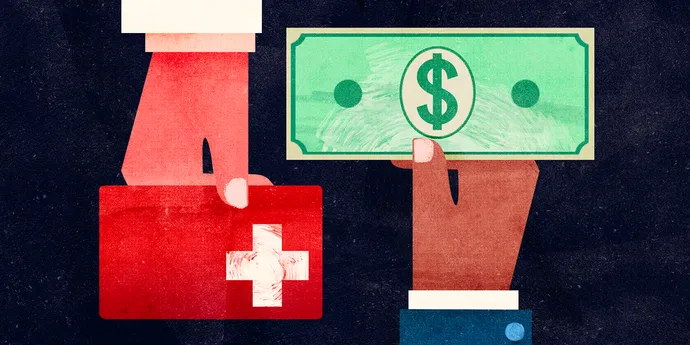photo of medical cost concept
