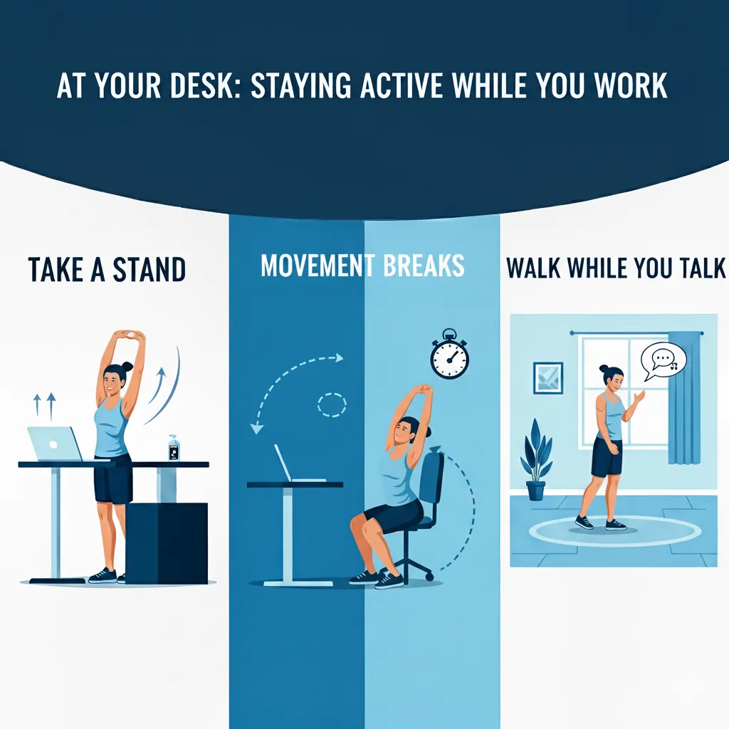 infographic on neat at your desk