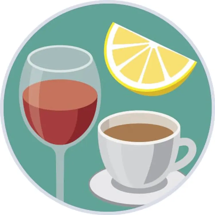 illustration of food and drink