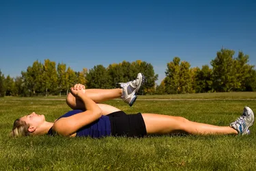 Starting out, you can gently stretch your knee 2 to 3 times a week can help your range-of-motion. Photo credit: Indykb/Dreamstime.