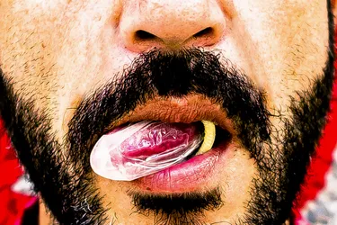 A tongue condom can keep you safe during oral sex. Photo credit: iStock/Getty Images