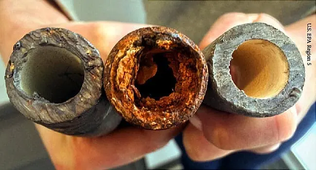ruested lead pipe