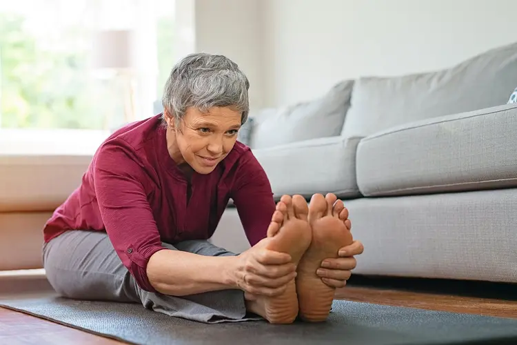 photo of woman doing yoga