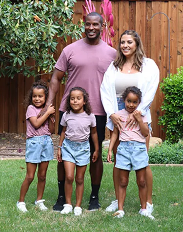 Marland and Aniella May have had to address colorism with their triplet daughters. 