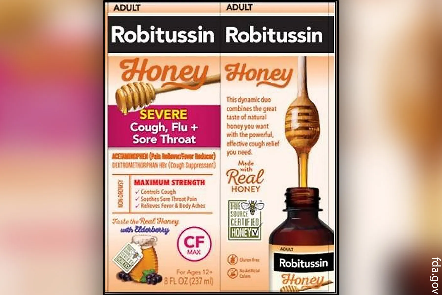 photo of robitussin recall