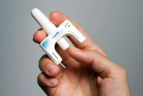 photo of neffy nasal spray