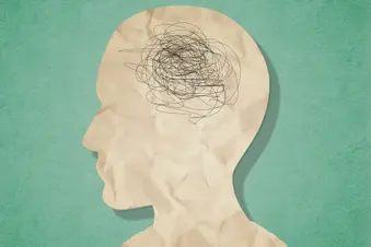 illustration of brain in turmoil