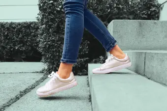 photo of Walking down stairs concept