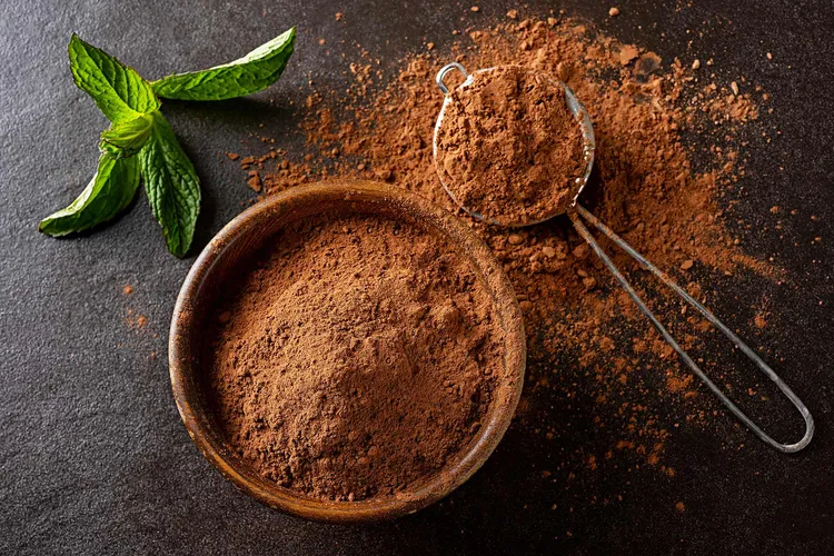 photo of cacao powder