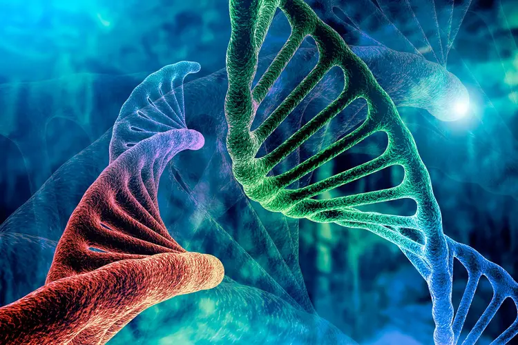 photo of dna strand concept