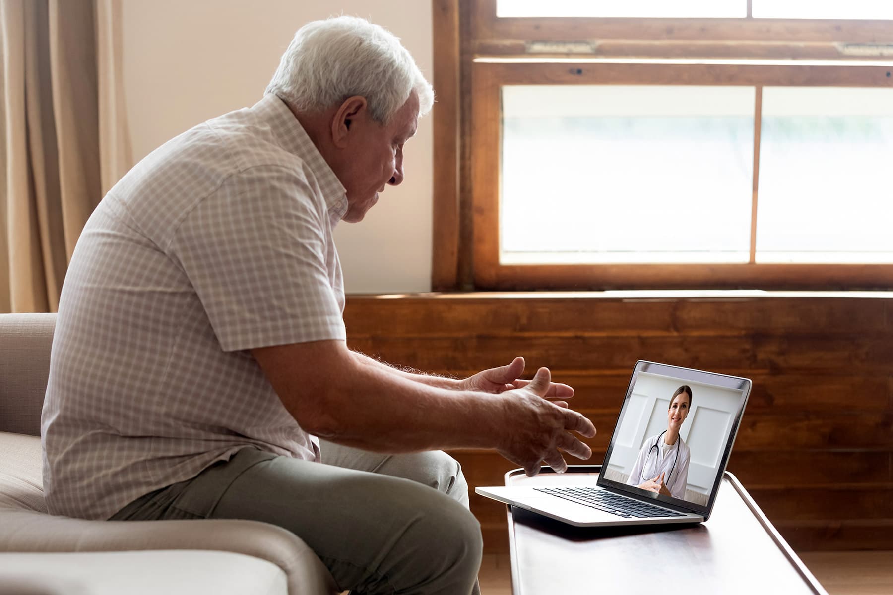 photo of doctor and patient