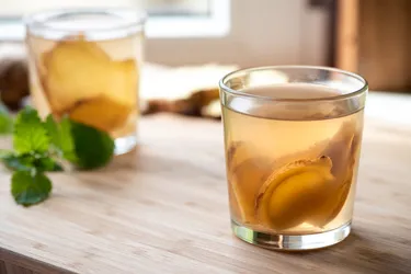 Ginger water is simple to make, and drinking it is an easy way to get the health benefits of this spice. (Photo Credit: iStock / Getty Images)