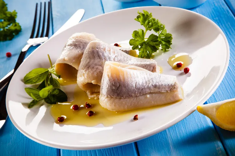 photo of herring fillets