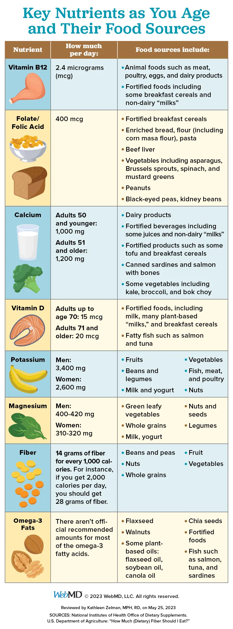 foto do infográfico de nutrientes