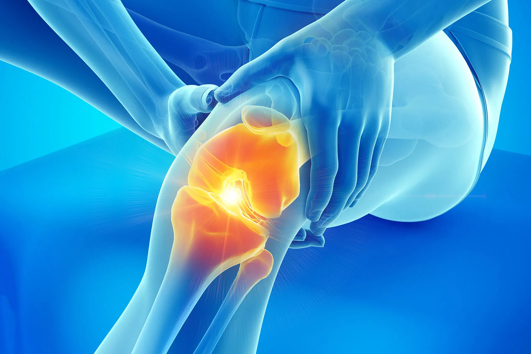 photo of knee pain