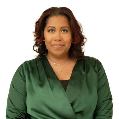 photo of smiling mature woman