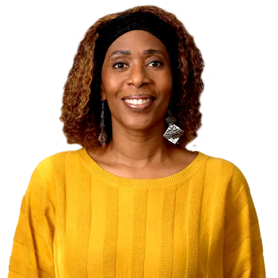 photo of smiling mature woman