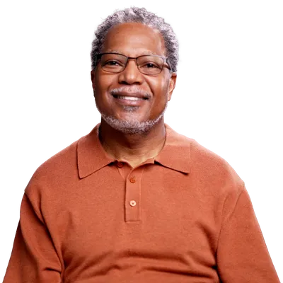 photo of smiling mature man