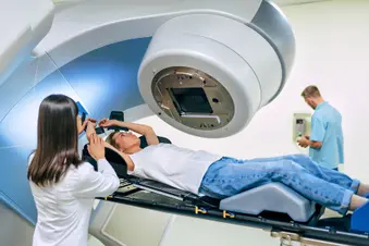photo of radiation treatment for breast cancer