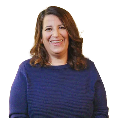 photo of smiling mature woman