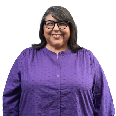 photo of smiling mature woman