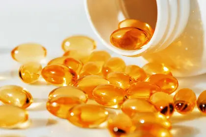 photo of vitamin D capsules