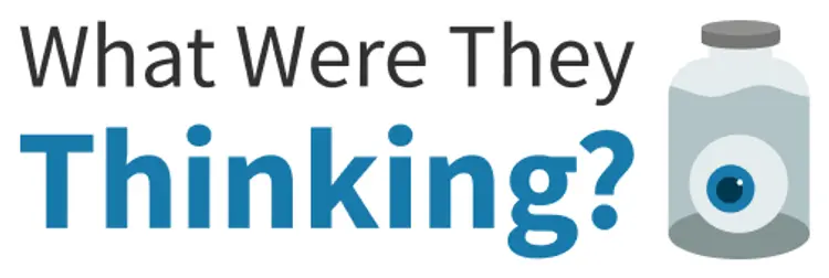 What Were They Thinking logo