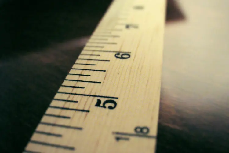 photo of wooden ruler