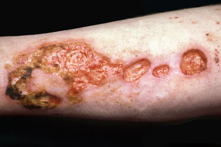 photo of Polyarteritis nodosa on arm