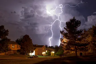 photo of thunderstorm