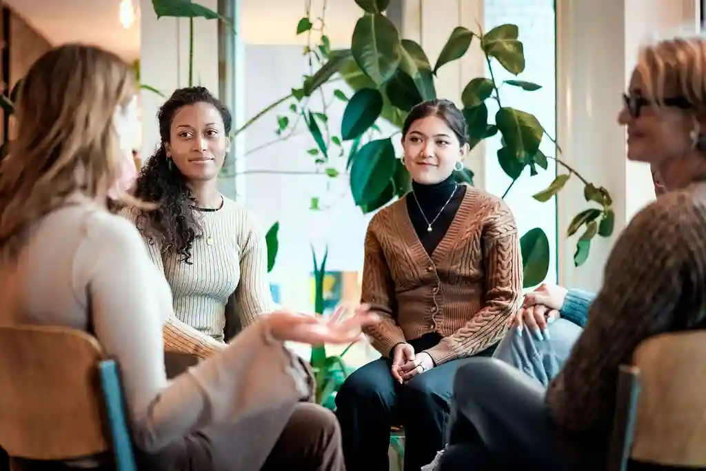 photo of women's support group