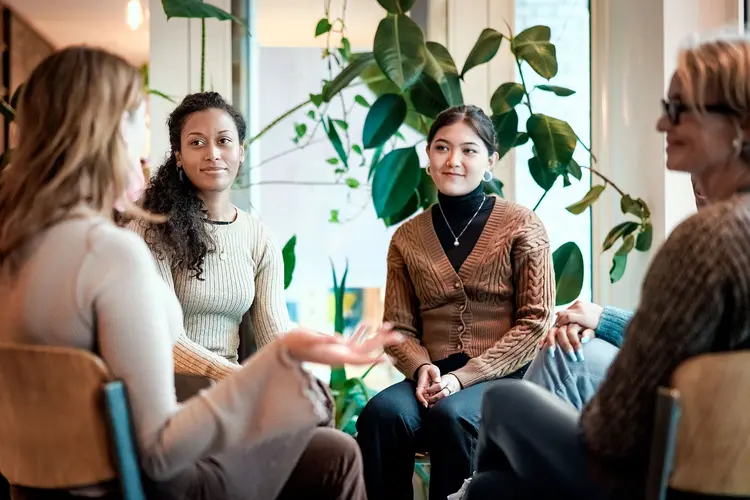 photo of women's support group