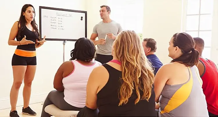 instructor at diet club