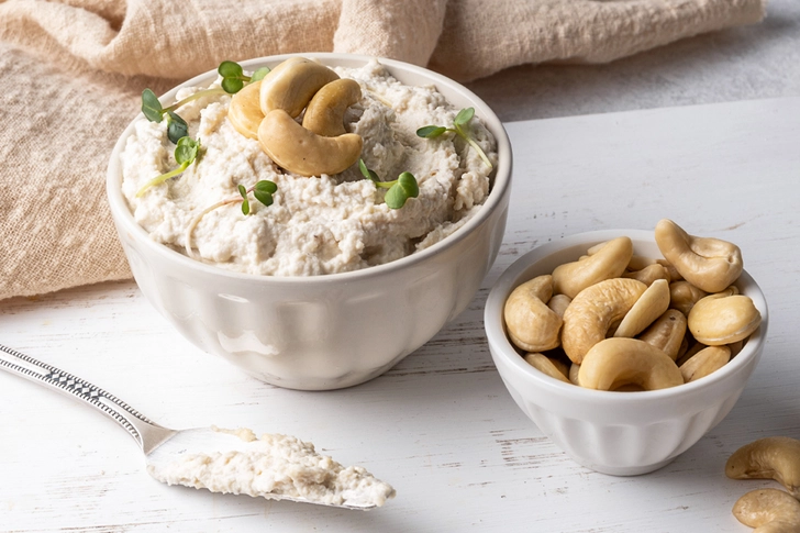 Swap Heavy Cream for Blended Silken Tofu or Cashews 